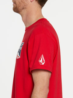USST Short Sleeve Tee - Red (A3502023_RED) [1]