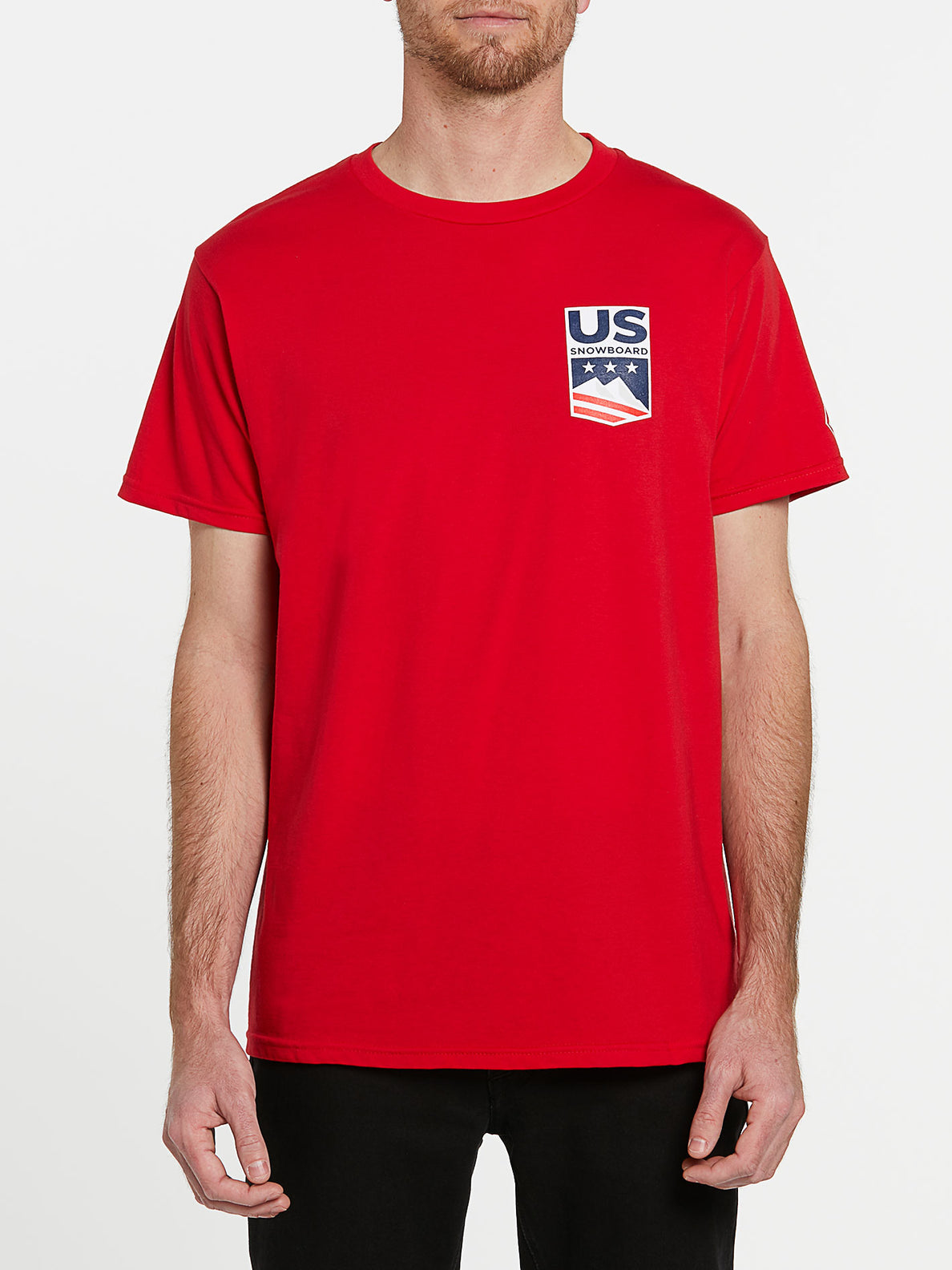 USST Short Sleeve Tee - Red (A3502023_RED) [F]