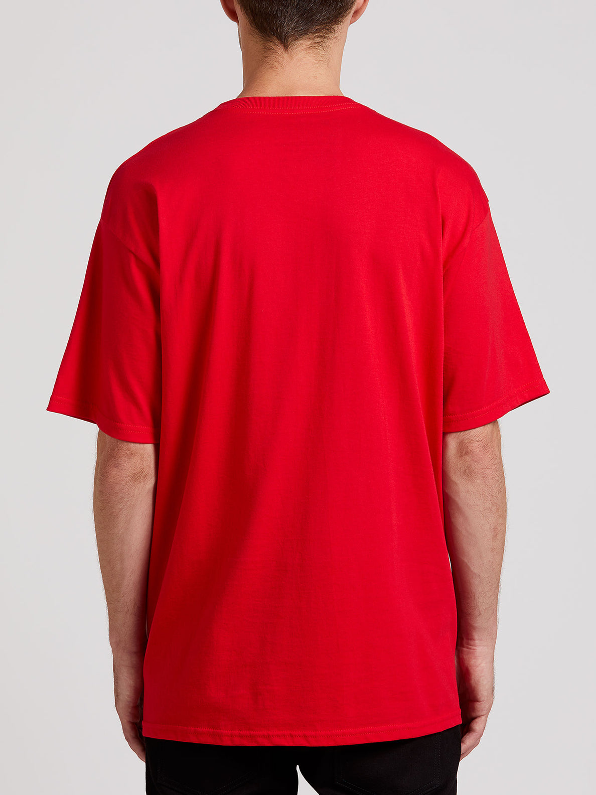 Crisp Stone Short Sleeve Tee - Red (A3511800_RED) [B]