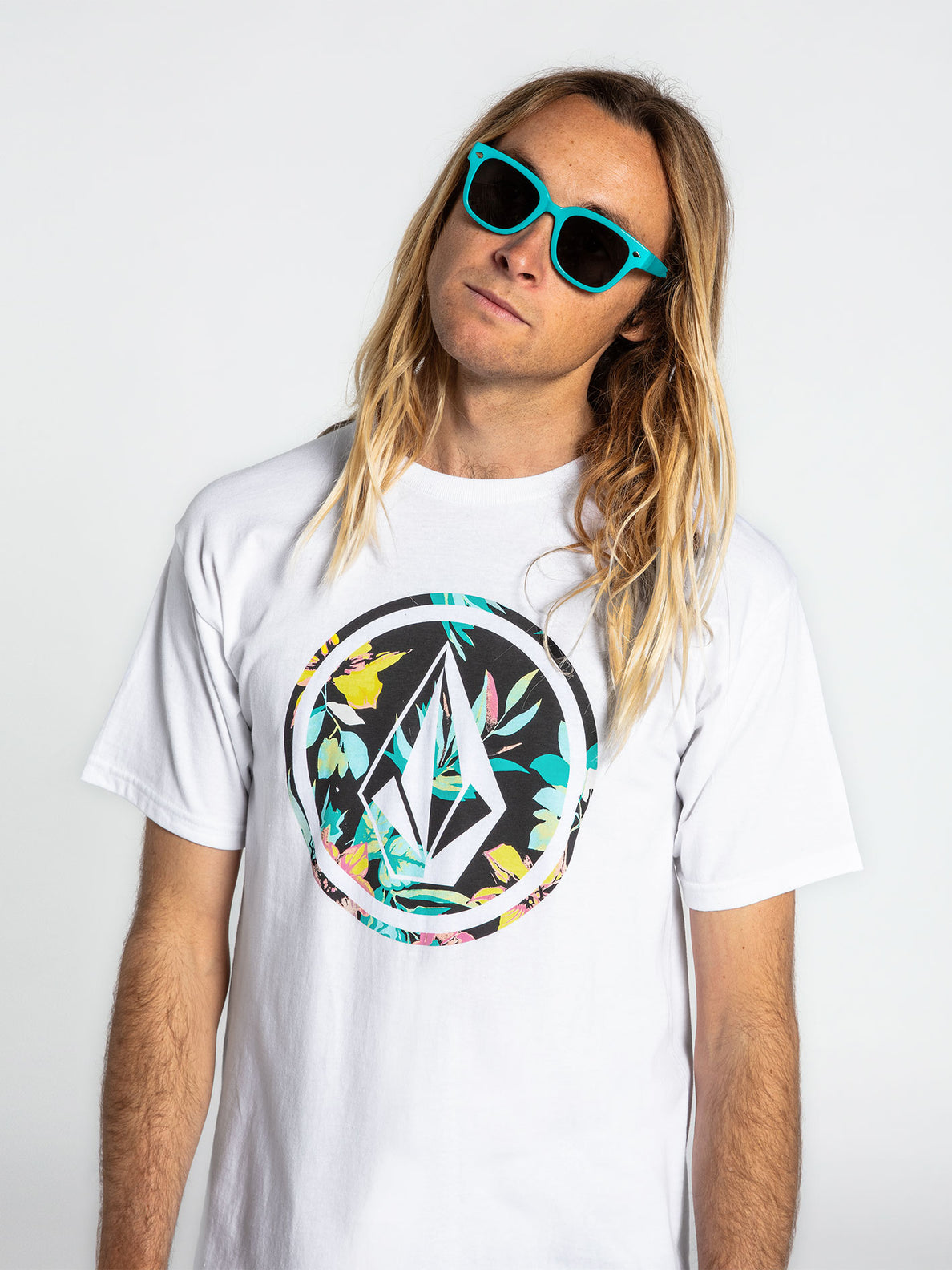 Circle Stone Fill Short Sleeve Tee - White Combo (A3532100_WTC) [6]