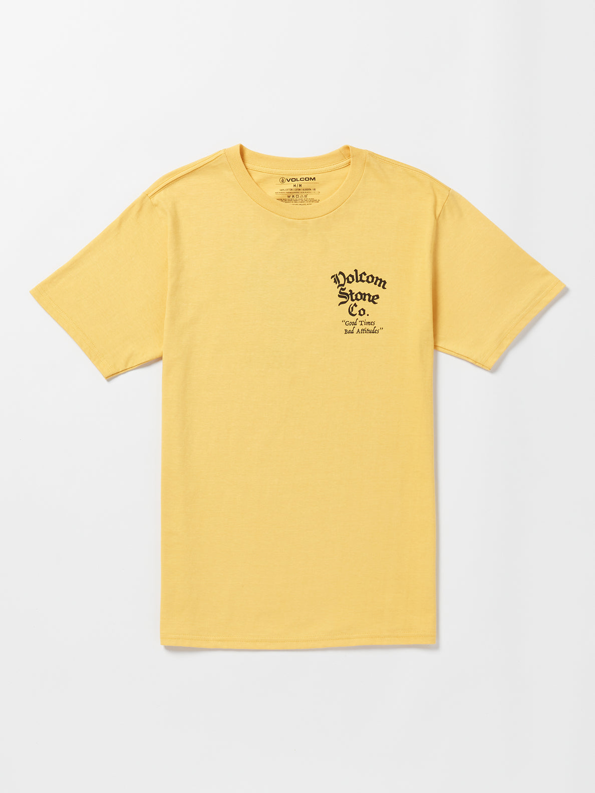 Party Of 1 Short Sleeve Tee - Golden Mustard (A3532306_GLM) [F]