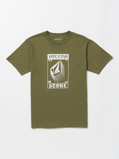 Explicit Stone Short Sleeve Tee - Military (A3532309_MIL) [F]