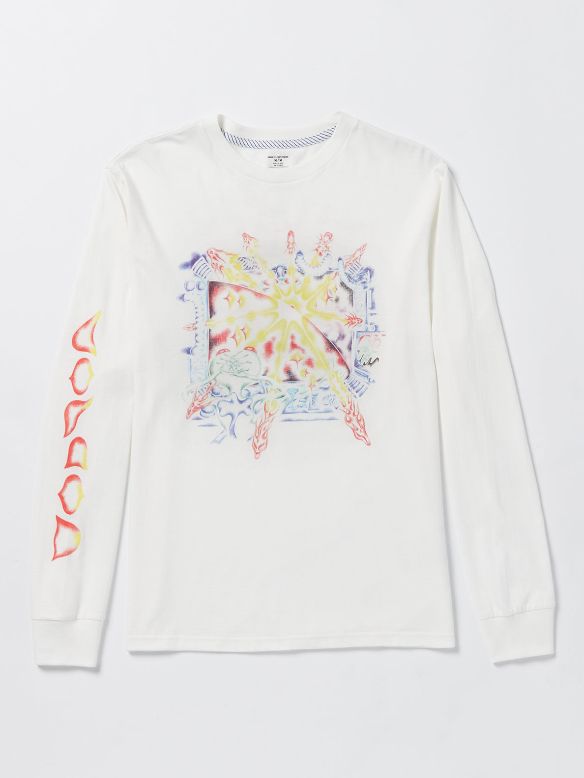Featured Artist Sam Ryser Long Sleeve Tee - Off White (A3632305_OFW) [F]