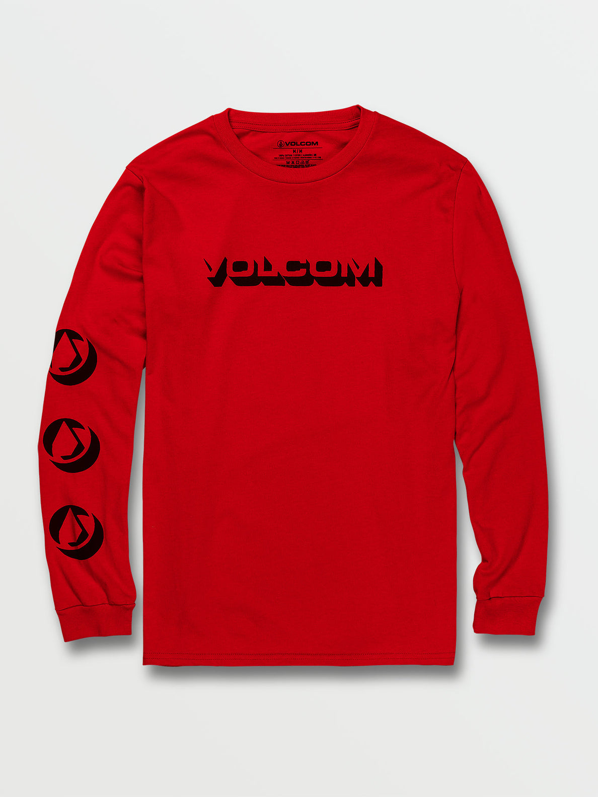Stone Void Long Sleeve Tee - Ribbon Red (A3642100_RNR) [F]