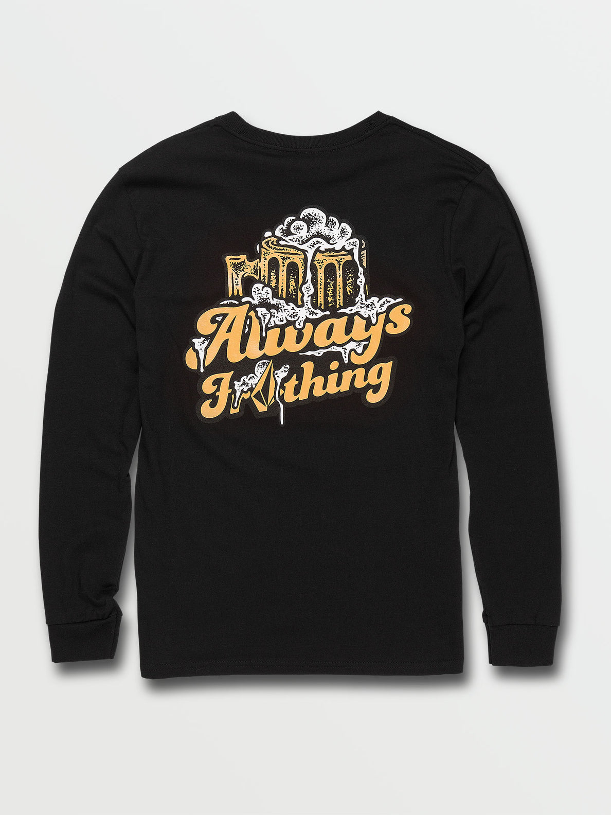 Frothy Days Long Sleeve Tee - Black (A3642102_BLK) [B]