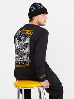 Vaderetro Featured Artist Long Sleeve Tee - Black (A3642200_BLK) [F]