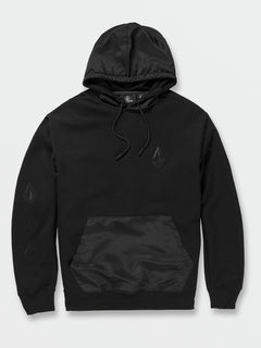 Iconic Tech Pullover Hoodie - Black