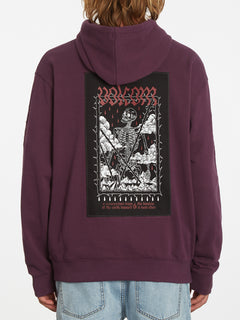 Featured Artist Vaderetro Pullover Hoodie - Mulberry (A4132207_MUL) [B]
