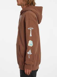 Featured Artist Chrissie Abbot X French Pullover Hoodie - Mocha (A4132208_MOC) [3]