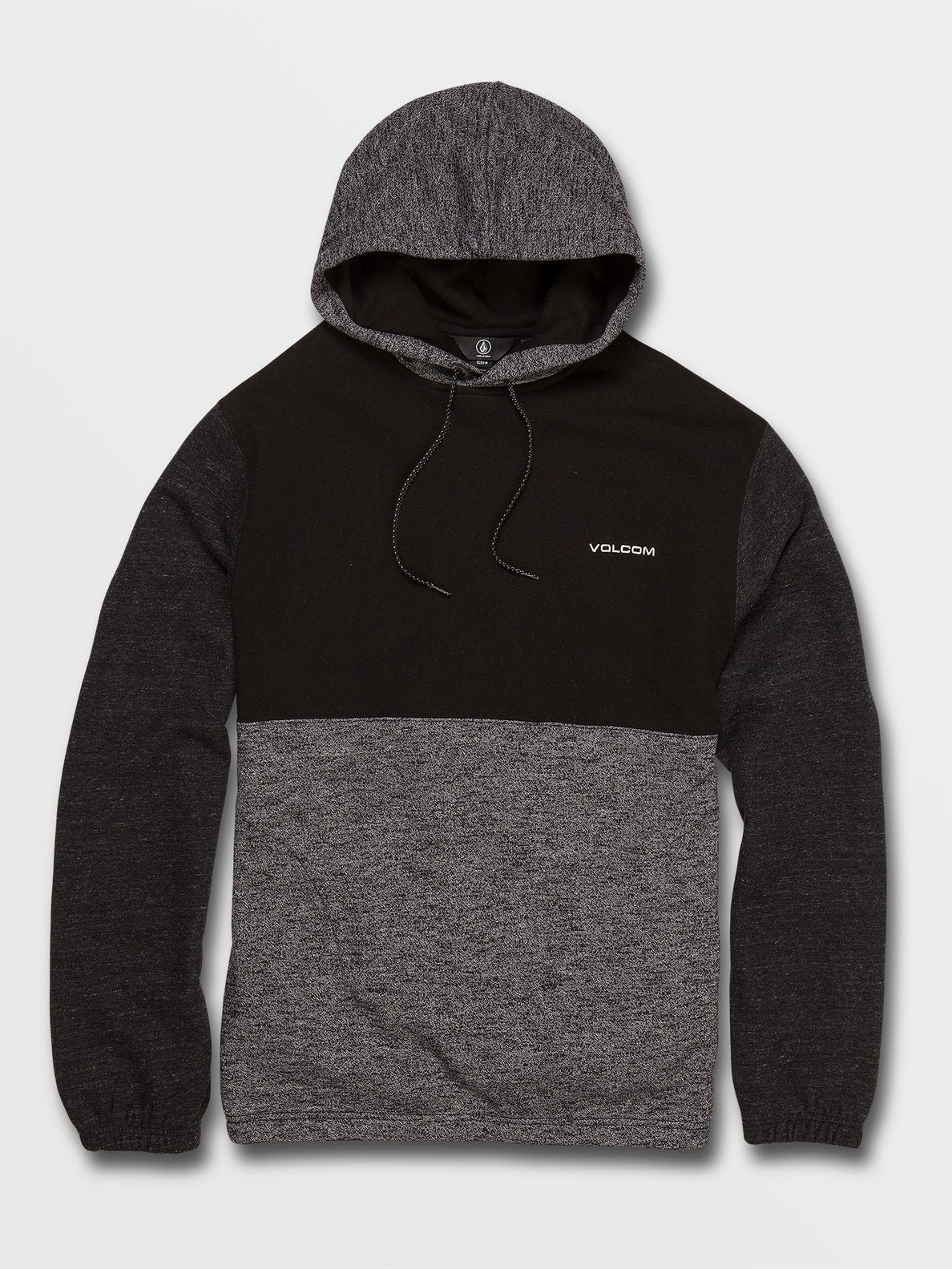 Volcom Division Pullover Hoodie - Black (A4142104_BLK) [F]