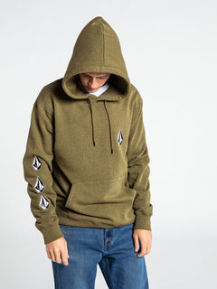 Iconic Stone Plus Pullover Hoodie - Martini Olive (A4142106_MTO) [2]