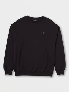 Single Stone Crew Sweatshirt - Black (A4632213_BLK) [F]