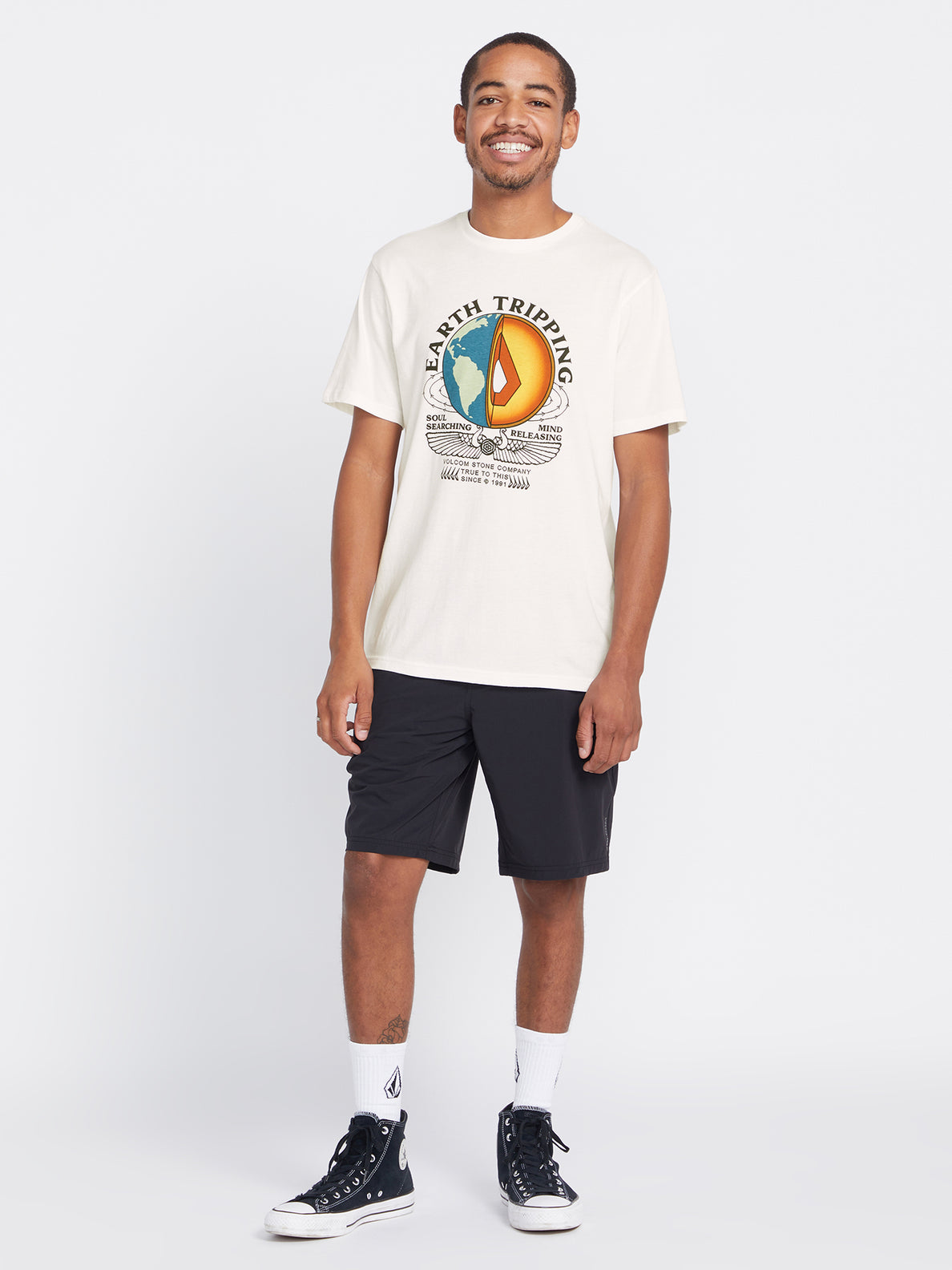 Farm to Yarn Section Short Sleeve Tee - Off White (A5032301_OFW) [30]