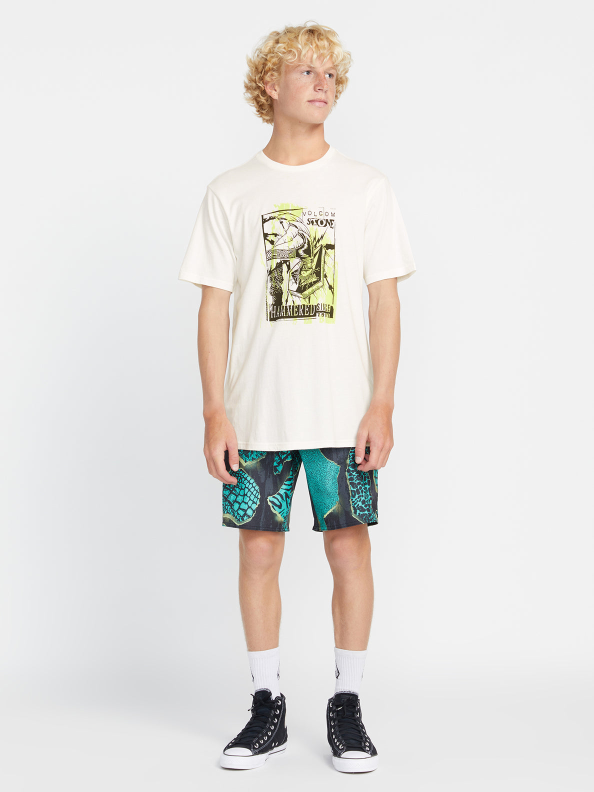 Hammered Short Sleeve Tee - Off White (A5032306_OFW) [30]