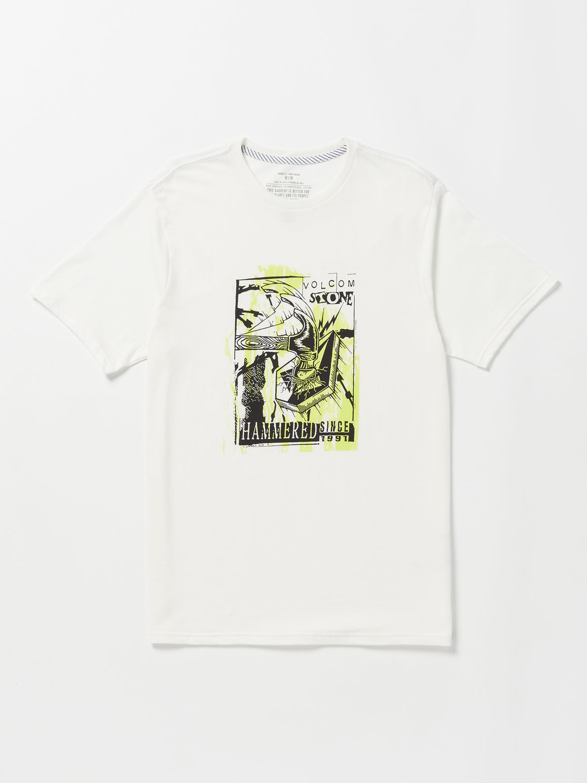 Hammered Short Sleeve Tee - Off White (A5032306_OFW) [F]