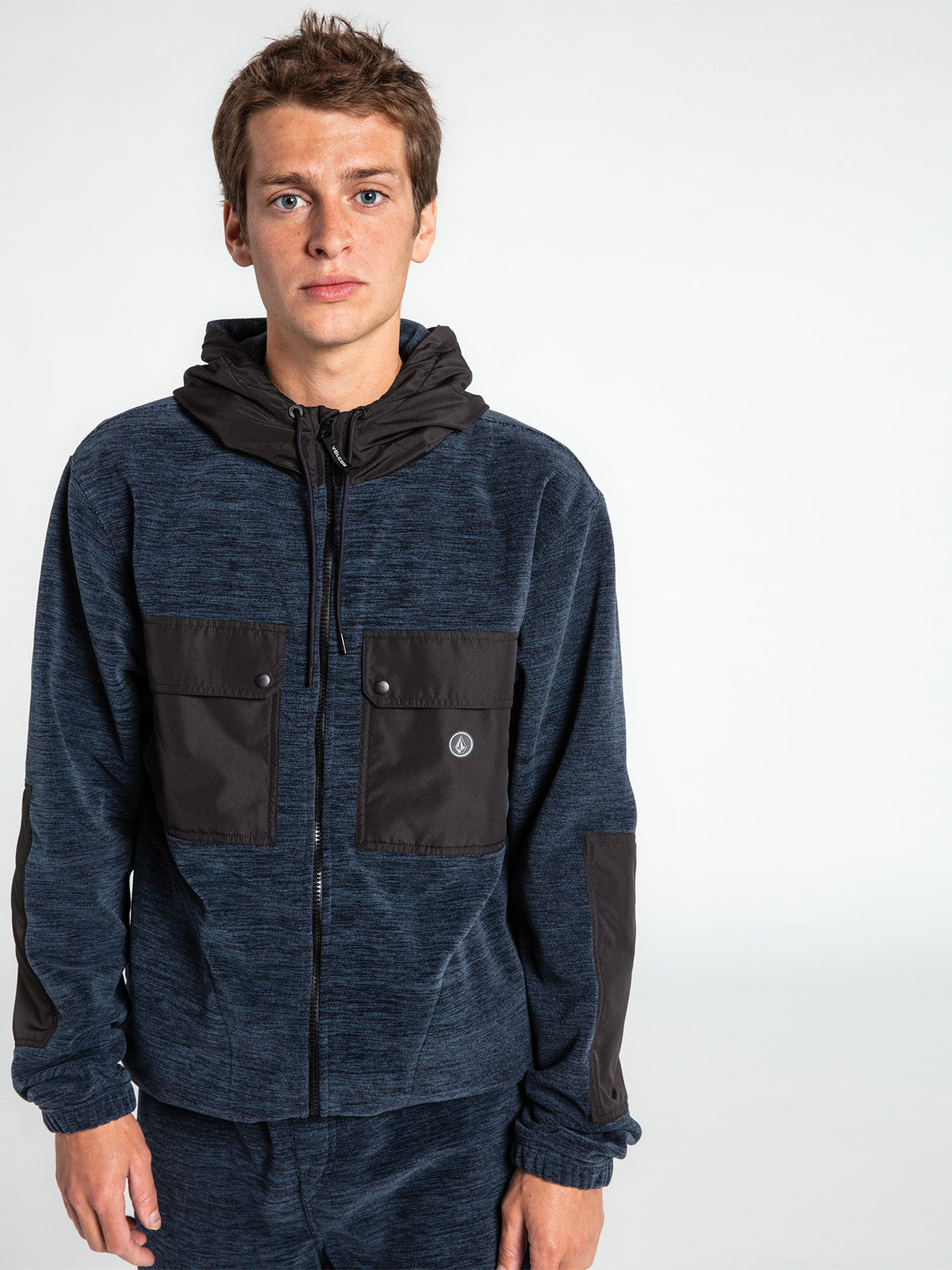 Yzzolater Lined Zip Hoodie - Navy (A5832100_NVY) [1]