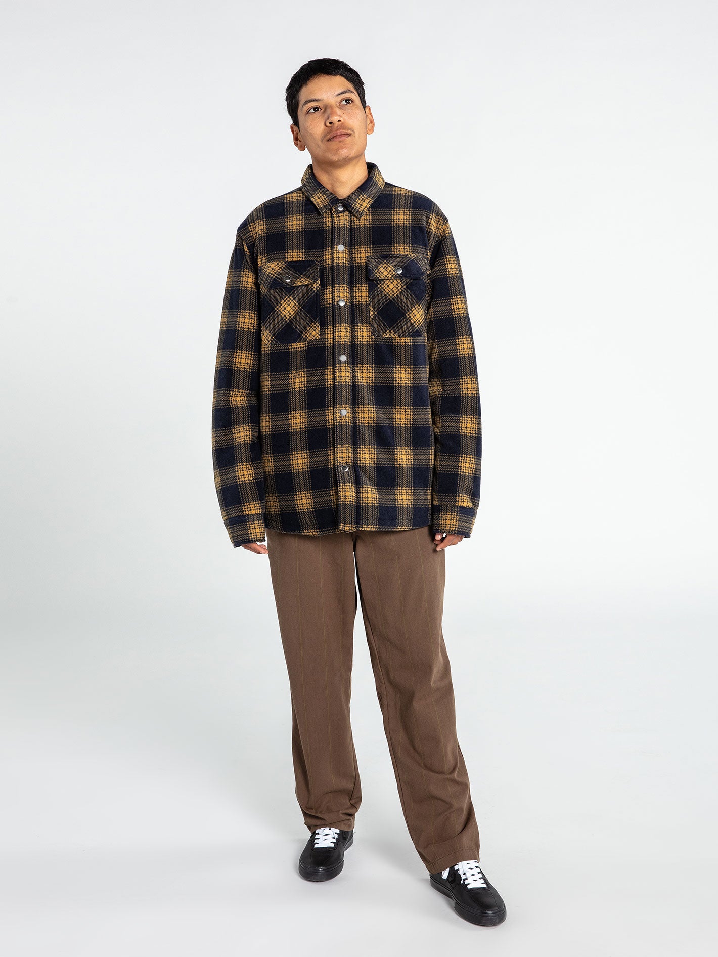 Bowered Fleece Long Sleeve Jacket - Dark Khaki – Volcom US