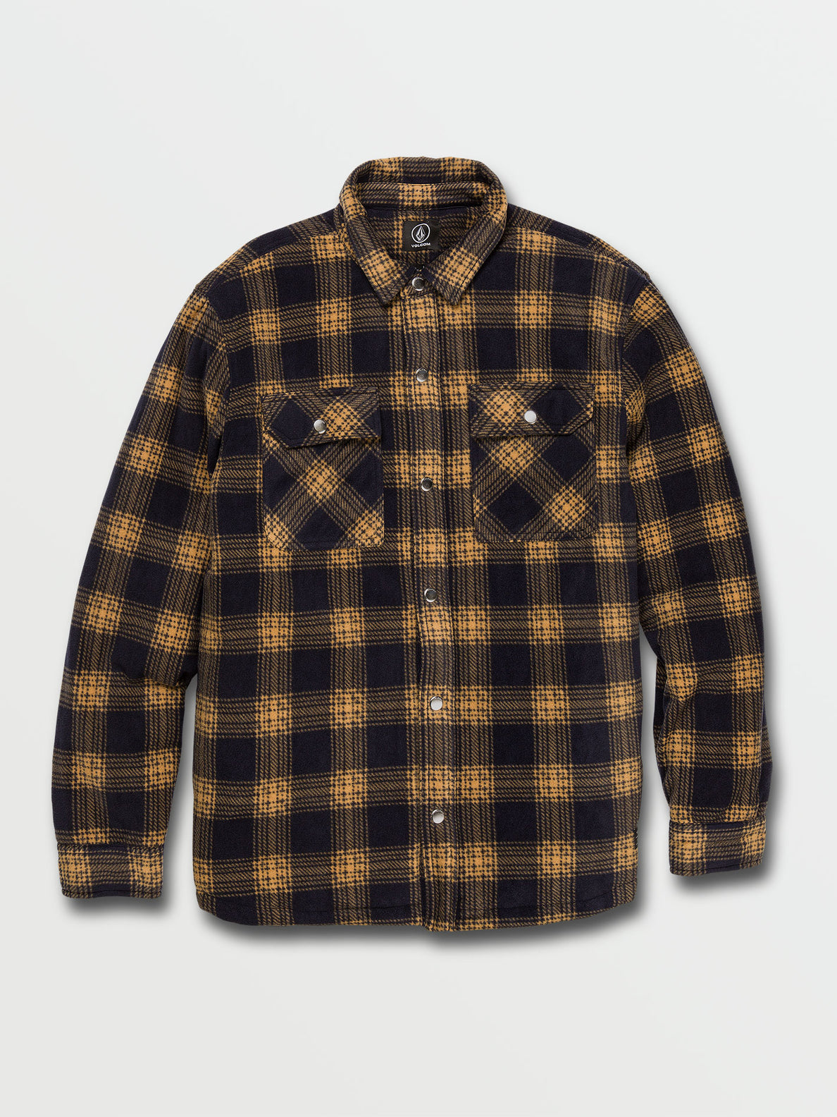 Bowered Fleece Long Sleeve Jacket - Dark Khaki (A5832101_DKA) [F]