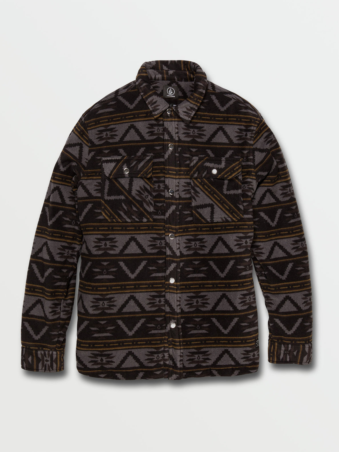 Bowered Fleece Long Sleeve Jacket - Print (A5832101_PRT) [F]