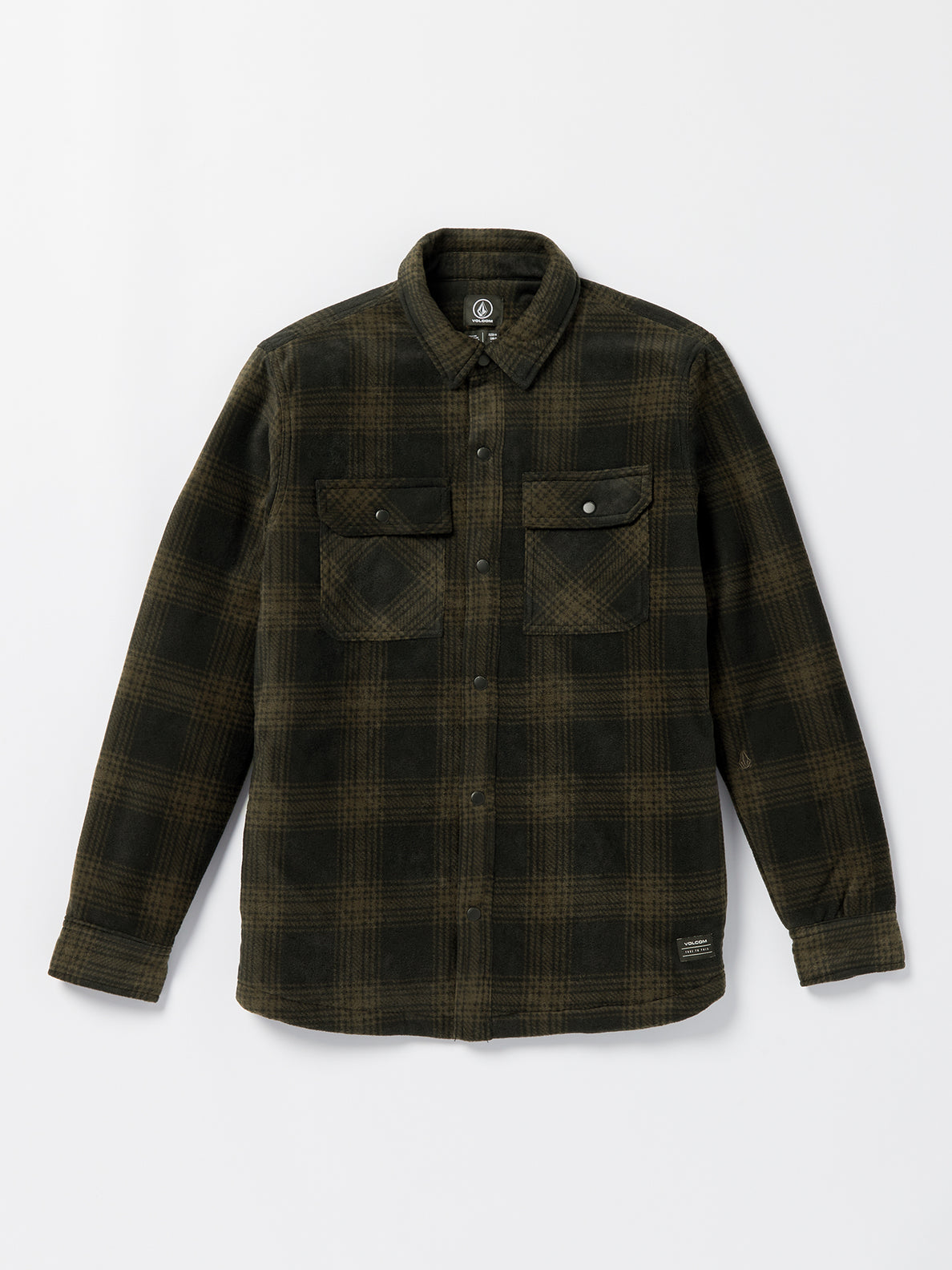 Bowered Fleece Long Sleeve Shirt - Bison (A5832202_BSN) [F]
