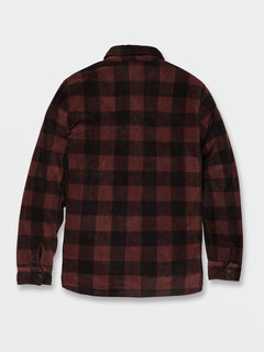 Bowered Fleece Long Sleeve Jacket - Mahogany (A5832202_MAH) [2]