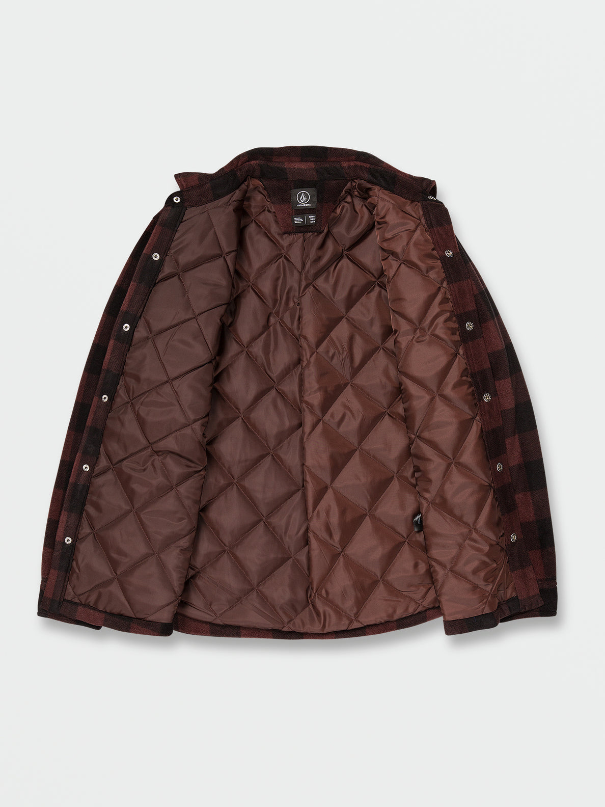 Bowered Fleece Long Sleeve Jacket - Mahogany (A5832202_MAH) [3]