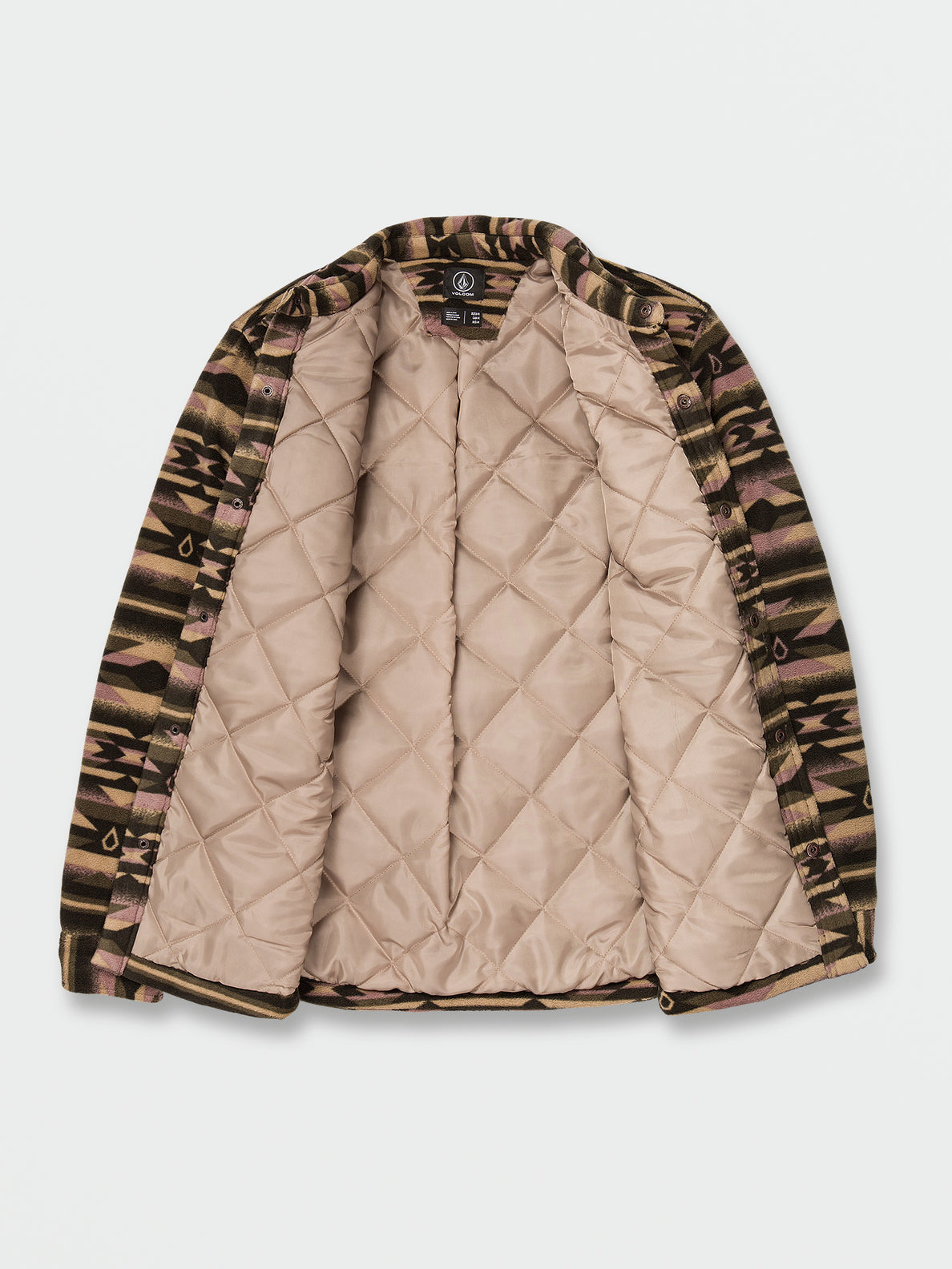 Bowered Fleece Long Sleeve Jacket - Military (A5832202_MIL) [4]