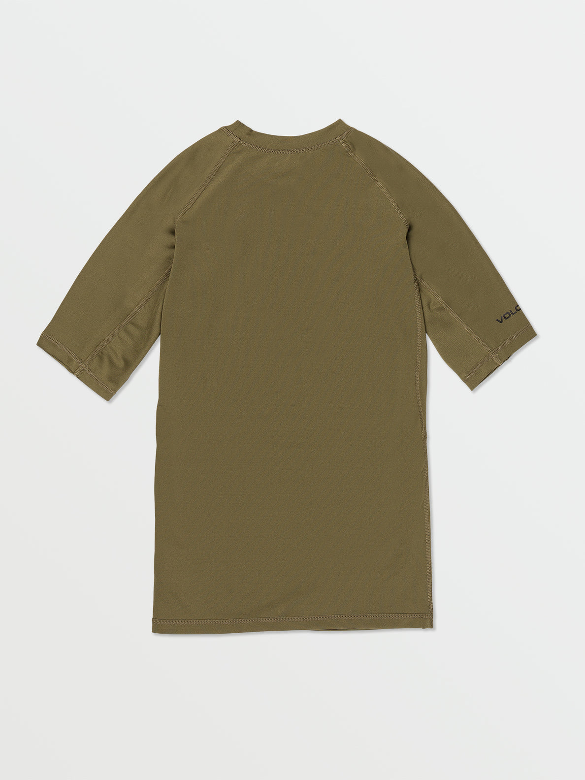 Lido Solid Short Sleeve UPF 50 Rashguard - Military (A9112302_MIL) [B]