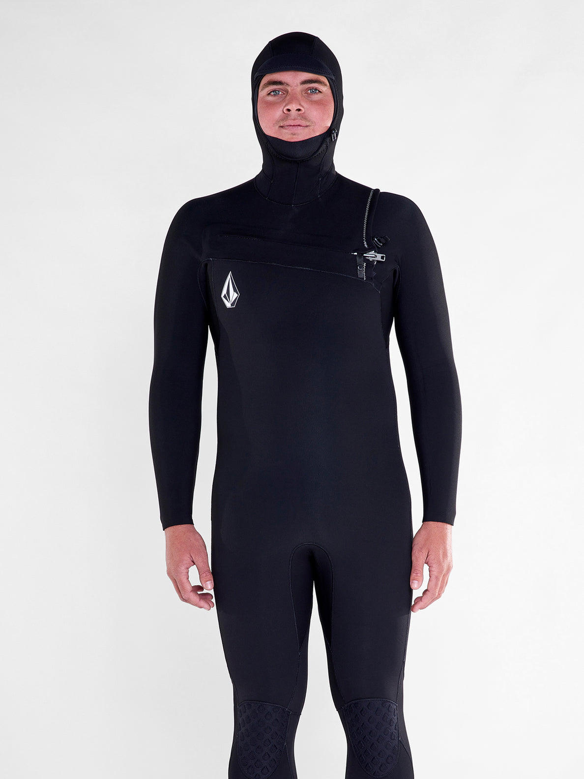 Modulator 5/4/3mm Long Sleeve Hooded Chest Zip Wetsuit - Black (2022)