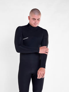 Mens Modulator 3/2mm Long Sleeve Back Zip Fullsuit - Black