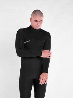 Mens Modulator 4/3mm Long Sleeve Back Zip Fullsuit - Black (A9532208_BLK) [2]