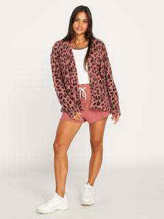 Lived in Lounge Throw Sweater - Leopard (B0712300_LEO) [F]