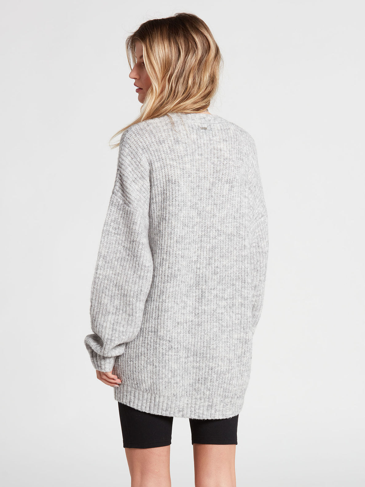 Fresh Fuzz Sweater - Heather Grey (B0742006_HGR) [B]