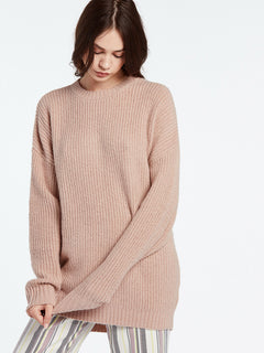 Fresh Fuzz Sweater - Mauve