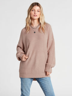 Fresh Fuzz Sweater - Mauve (B0742006_MVE) [F]