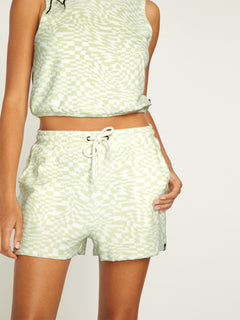 Lived In Terry Shorts - Sage (B0912301_SGE) [2]