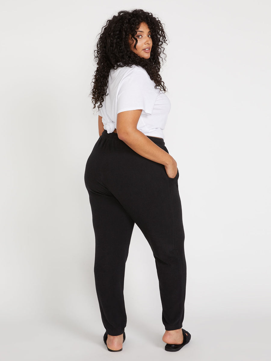 Lived In Lounge Plus Size Fleece Pant - Black – Volcom US