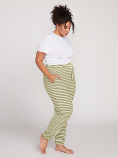 Lived In Lounge Fleece Pant Plus Size - Dusty Green (B1111801P_DGN) [1]
