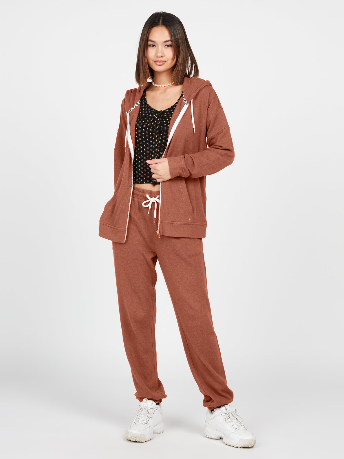 Lived In Lounge Fleece Pants - Dark Clay (B1232208_DCL) [F]