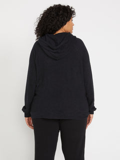Lived In Lounge Hoodie Plus Size - Black
