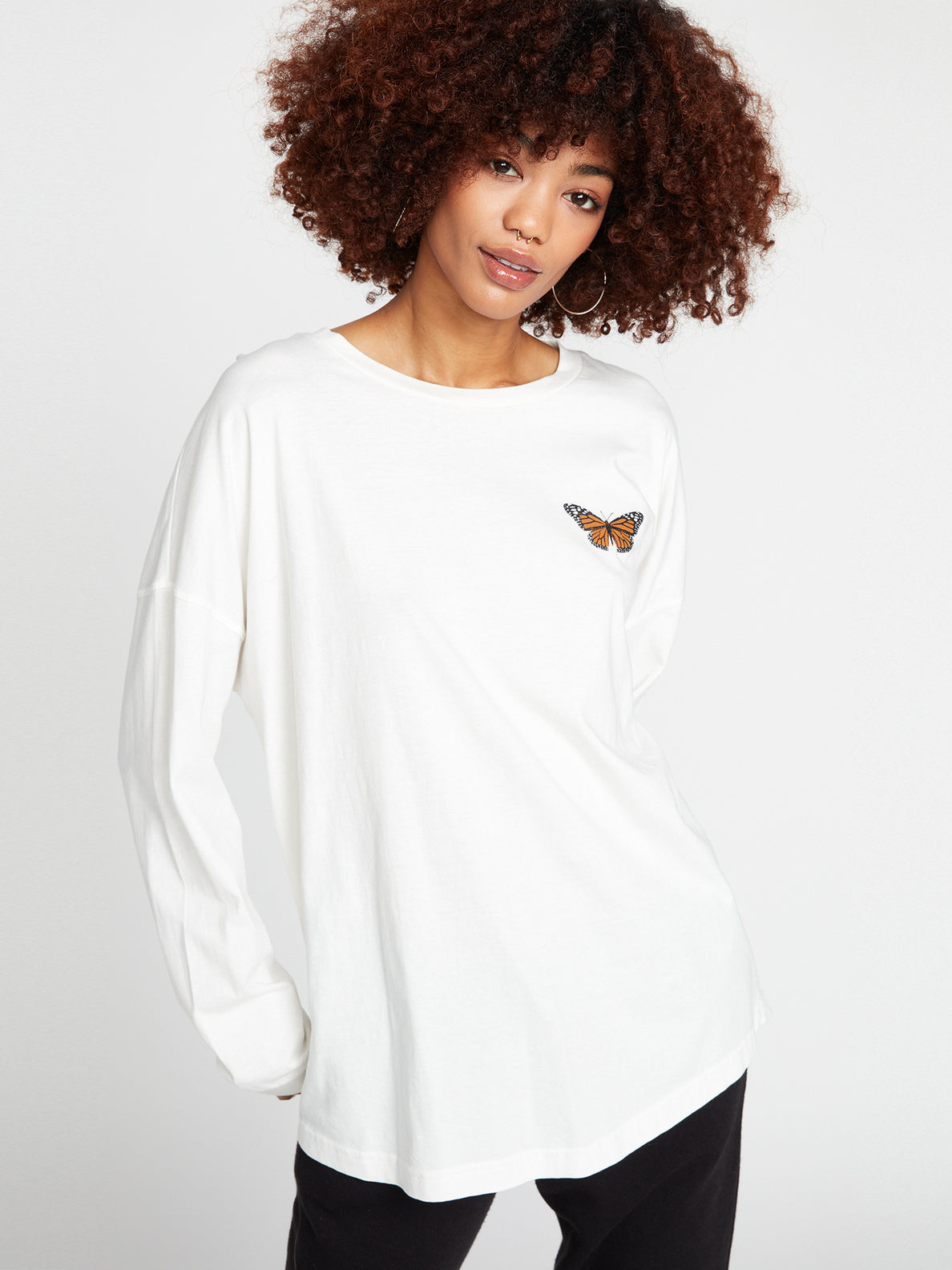 Werking Doubles Long Sleeve Tee - Star White (B3632202_SWH) [F]