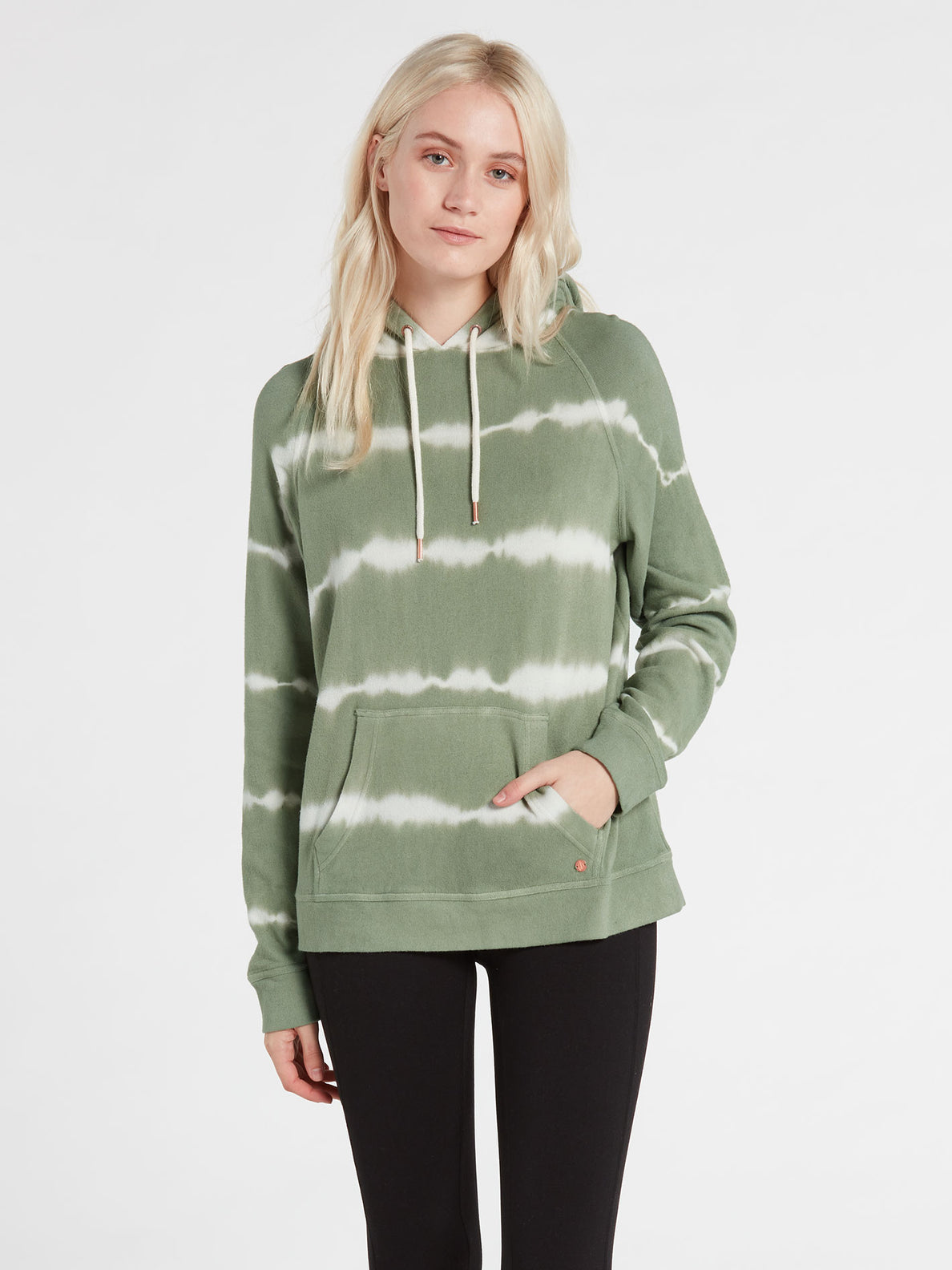 Lived In Lounge Hoodie - Light Army (B4112107_LAR) [F]