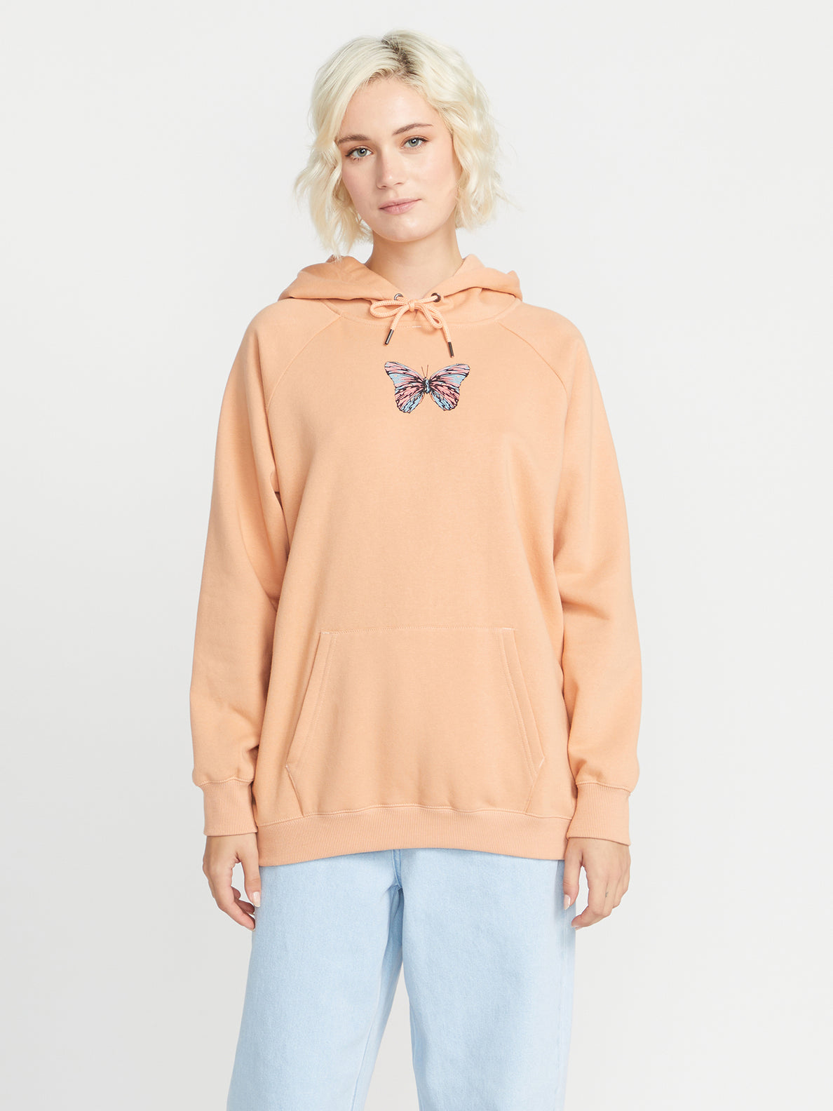 Truly Stoked Boyfriend Pullover Sweatshirt - Clay (B4132303_CLY) [F]