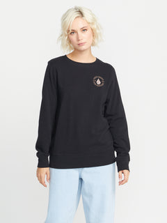 Truly Deal Crew Sweatshirt - Black (B4632300_BLK) [F]