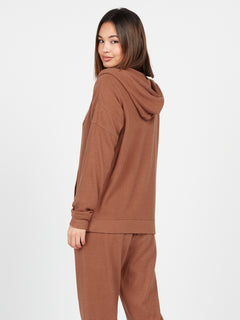 Lived In Lounge Zip Hoodie - Dark Clay (B4832203_DCL) [B]