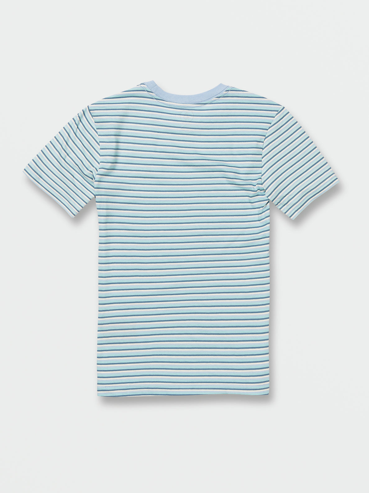 Big Boys Parables Stripes Crew Tee - Washed Blue