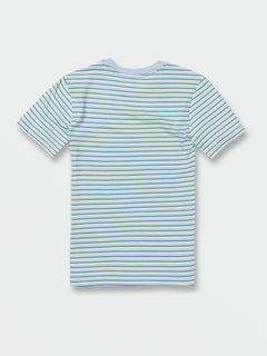Big Boys Parables Stripes Crew Tee - Washed Blue