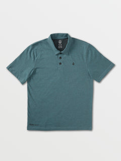 Big Boys Hazard Pro Short Sleeve Polo Shirt - Storm Blue (C0132100_SRB) [F]