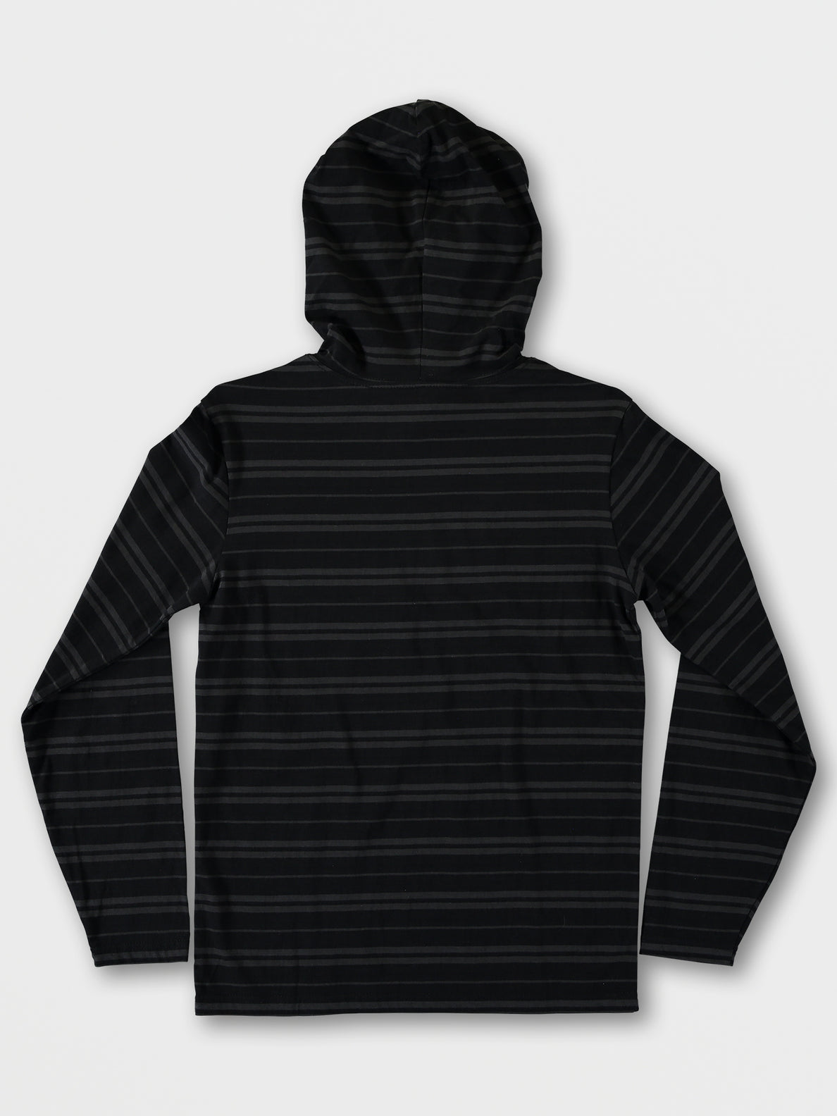 Big Boys Parables Striped Hooded Shirt - Black