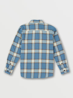 Big Boys Caden Plaid Long Sleeve Shirt - Slate Blue (C0542204_SLB) [1]